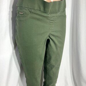 Nine West Green Heidi Pull-On Skinny Sz 8 Pants